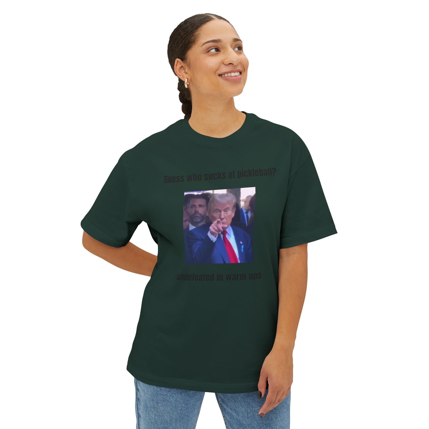 Playful Pickleball Tee - Unisex Oversized Boxy Shirt, Funny Graphic T-Shirt, Gift for Sports Lovers, Casual Wear, Pickleball Enthusiast