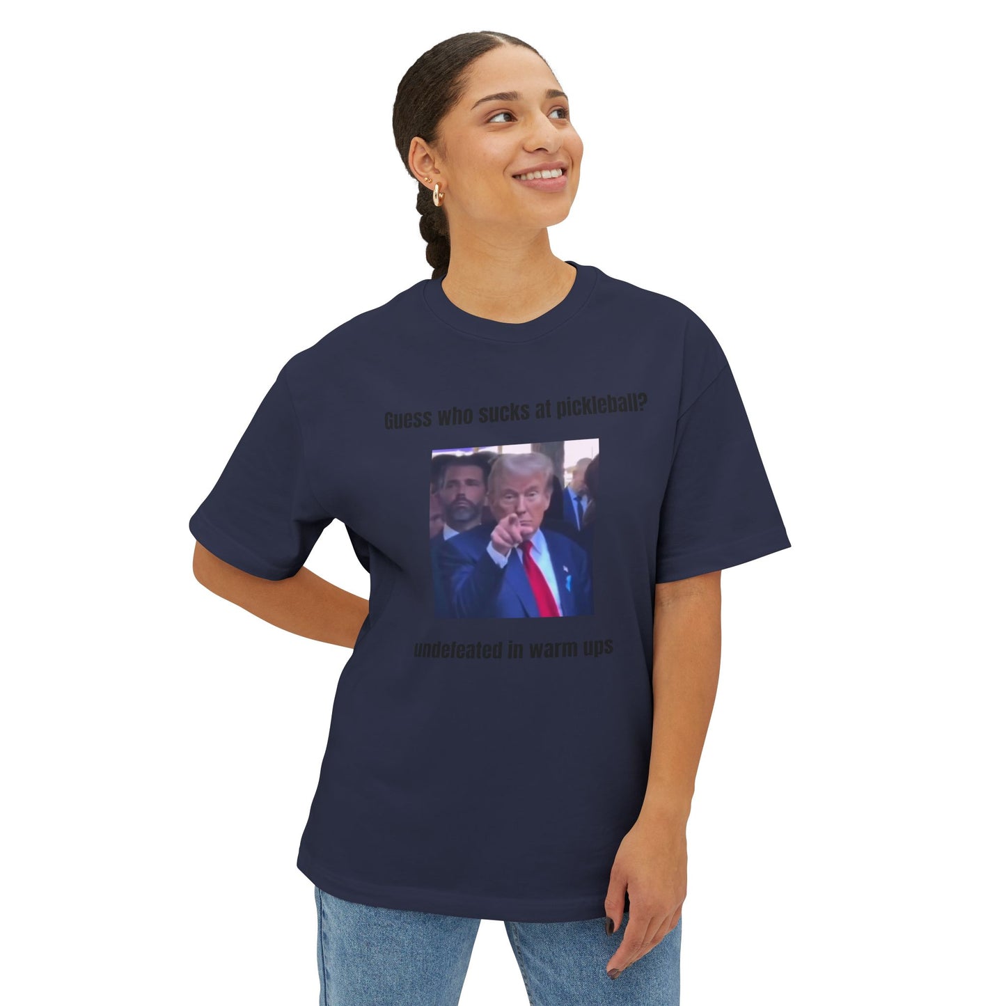 Playful Pickleball Tee - Unisex Oversized Boxy Shirt, Funny Graphic T-Shirt, Gift for Sports Lovers, Casual Wear, Pickleball Enthusiast