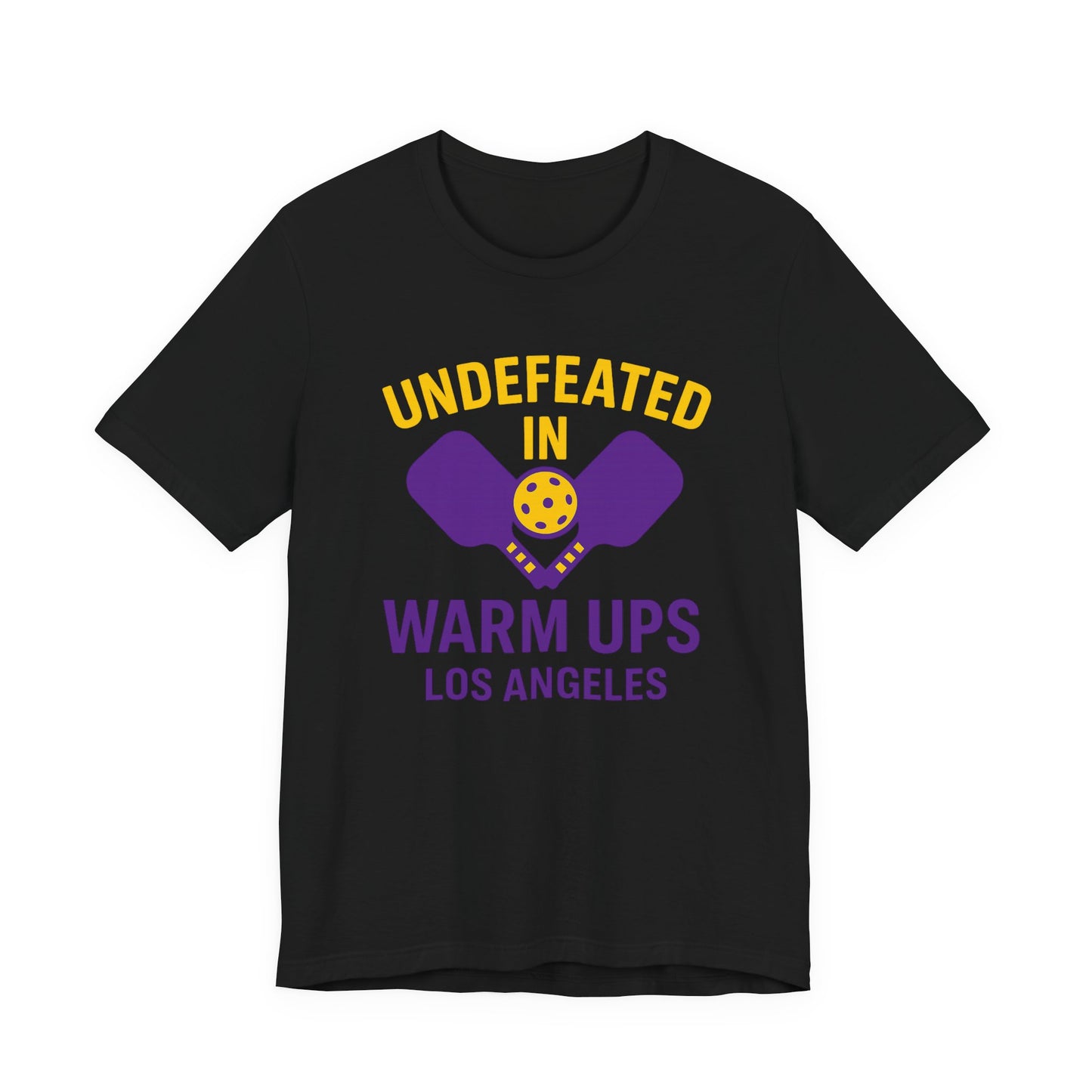 Unisex Undefeated Warm Ups Tee | Perfect for Sports Fans, Casual Wear, Gifts, Team Spirit, Fun Activities