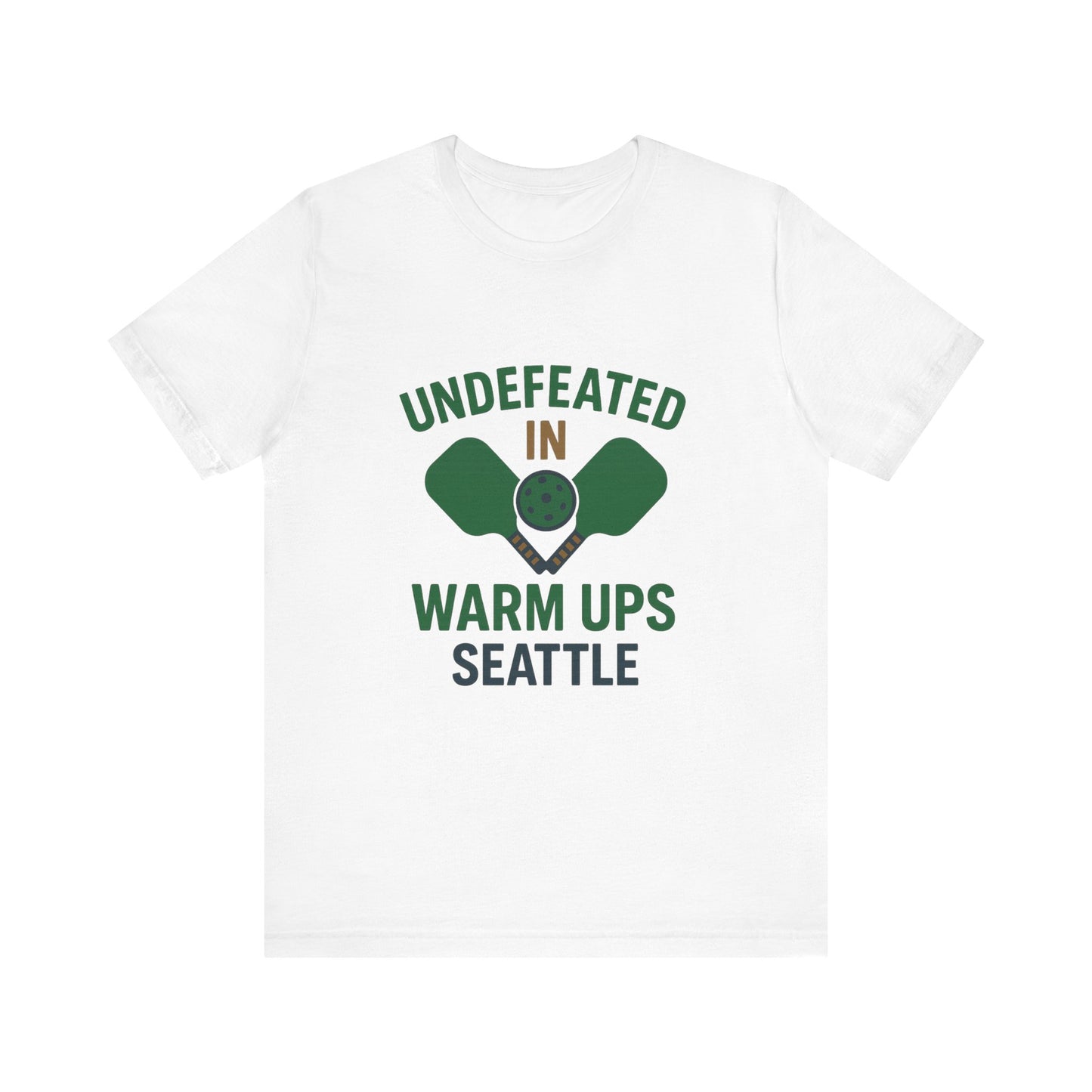 Undefeated in Warm Ups Tee - Perfect for Sports Fans, Team Events, Workout Gear, Casual Wear, Gift for Athletes