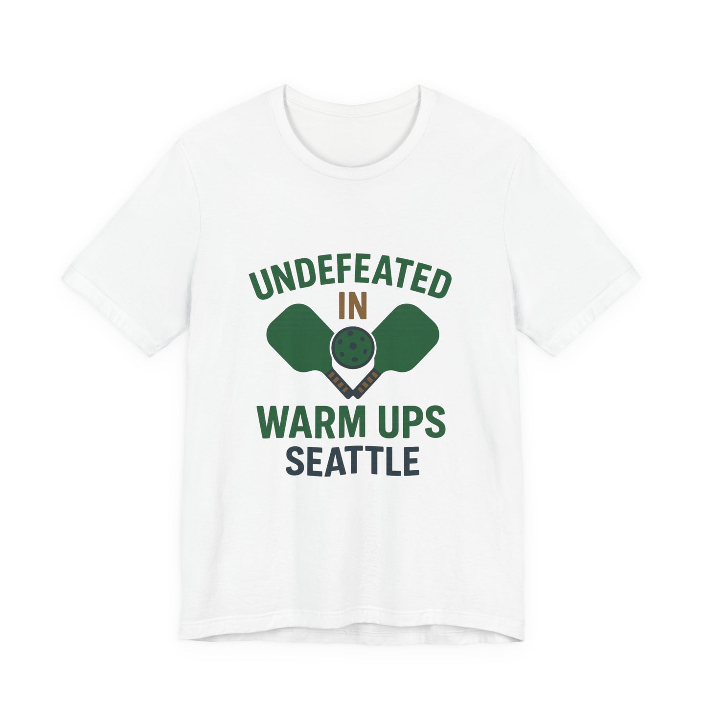 Undefeated in Warm Ups Tee - Perfect for Sports Fans, Team Events, Workout Gear, Casual Wear, Gift for Athletes